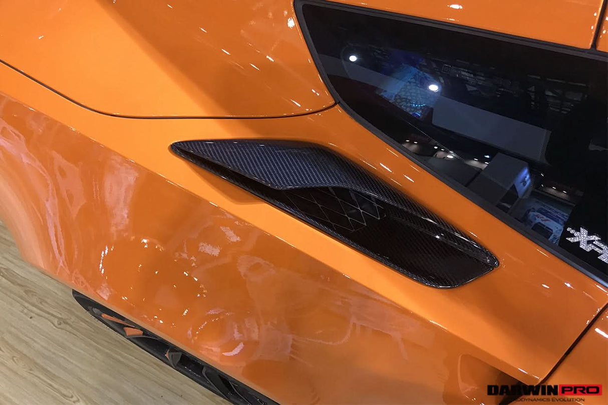 2013-2019 Corvette C7 Z06 Z51 Grandsport Style Rear Quarter Panel Vents