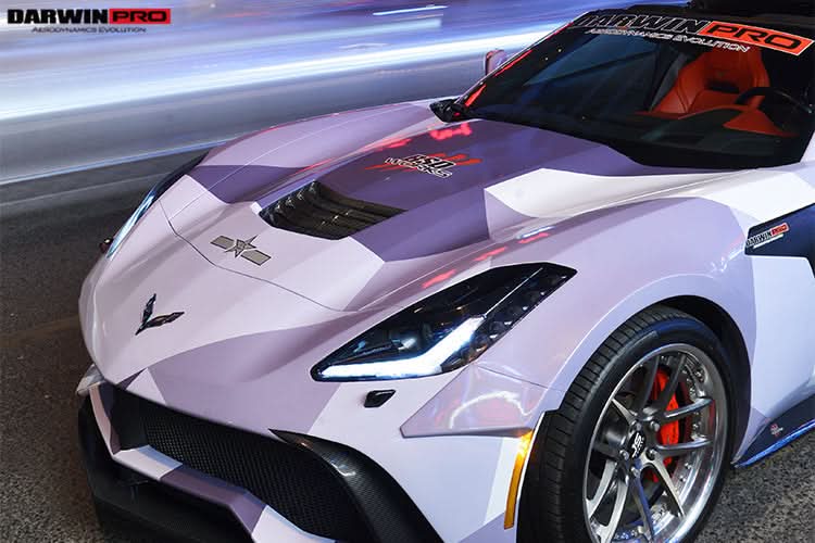 2013-2017 Corvette C7 Z51 Carbon Fiber Hood Scoop Vents