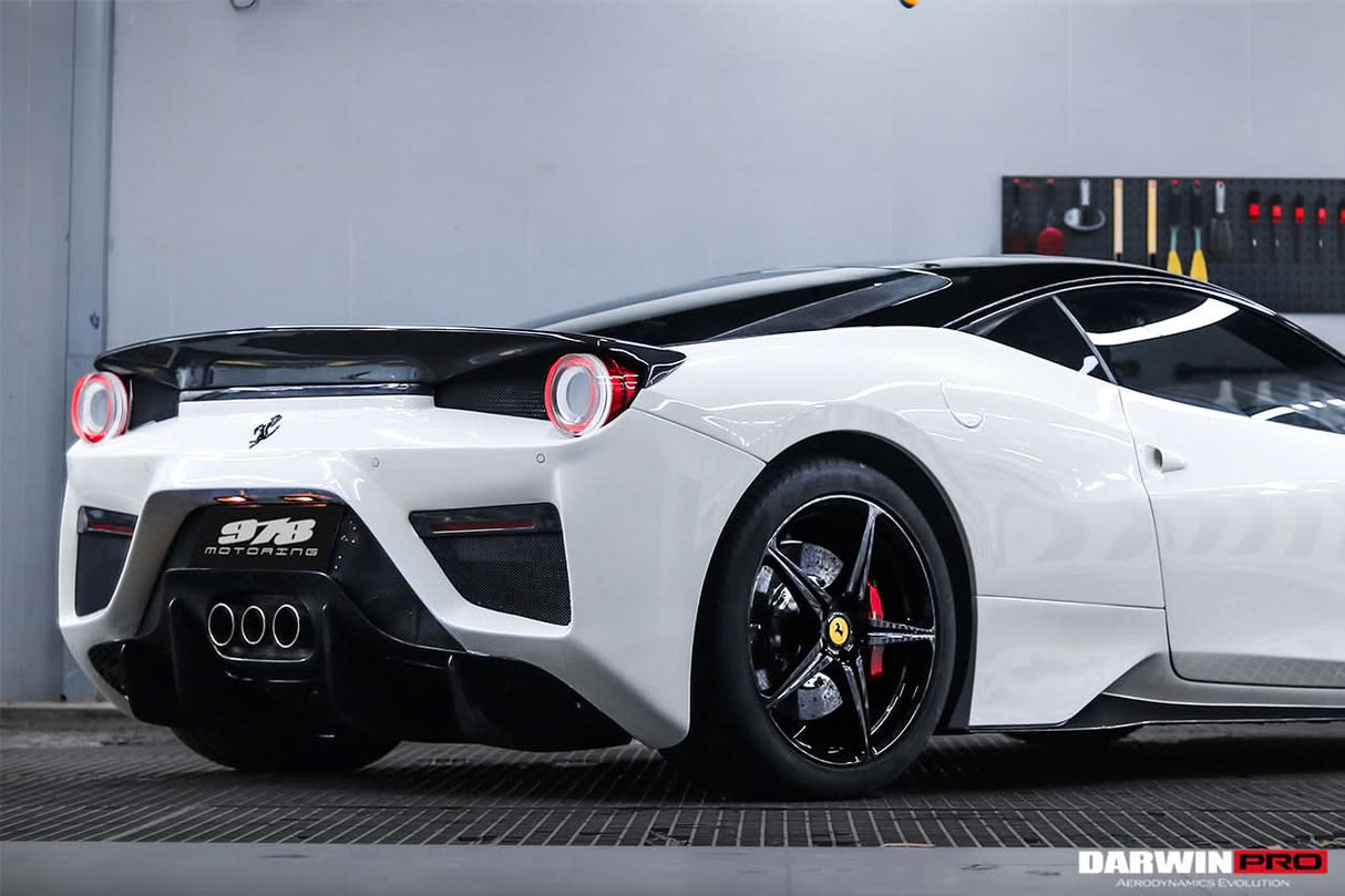 2010-2015 Ferrari 458 Italia and Spider BKSS Style Side Skirts DarwinPRO (BKSS Design)