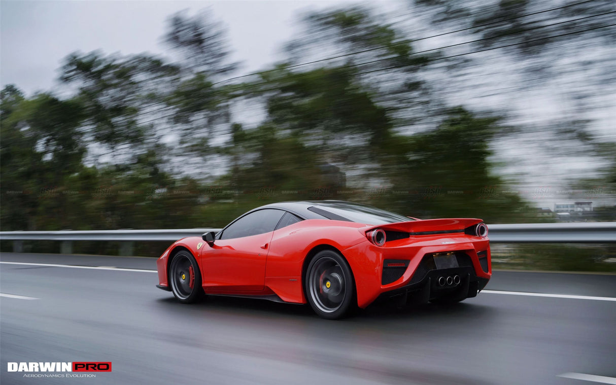 2010-2015 Ferrari 458 Italia Partial Carbon Fiber Full Body Kit DarwinPRO (BKSS Design)