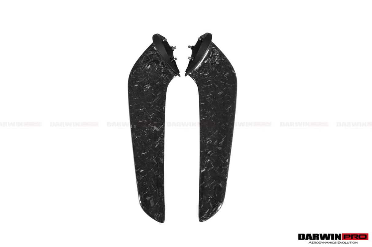 2010-2015 Ferrari 458 Italia and Spider Carbon Fiber Front Canards DarwinPRO (OE)