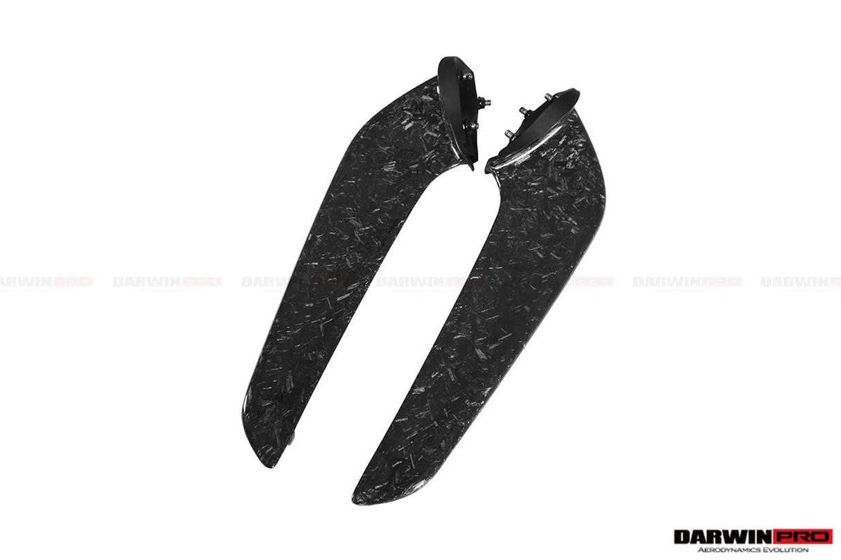 2010-2015 Ferrari 458 Italia and Spider Carbon Fiber Front Canards DarwinPRO (OE)