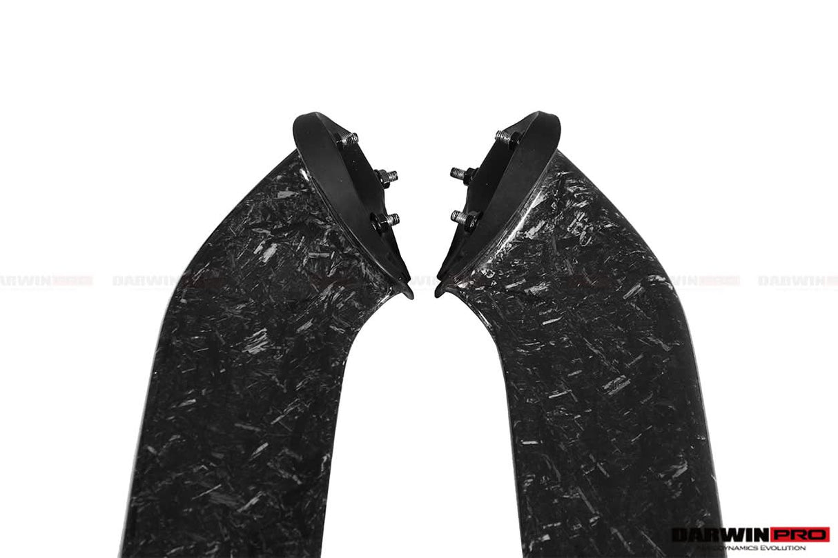 2010-2015 Ferrari 458 Italia and Spider Carbon Fiber Front Canards DarwinPRO (OE)