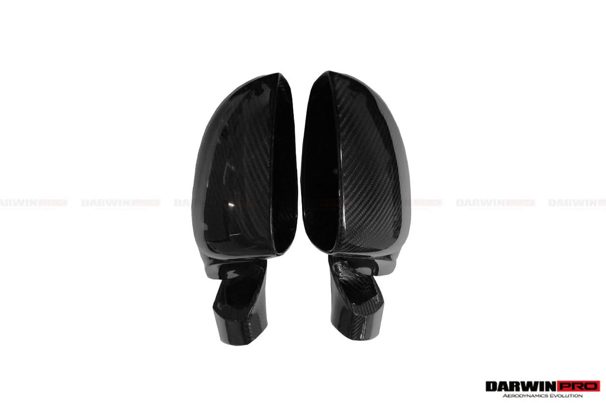 2010-2015 Ferrari 458 Dry Carbon Fiber Mirror Housing Repalcement DarwinPRO (OE) Fits Italia, Spider, Speciale