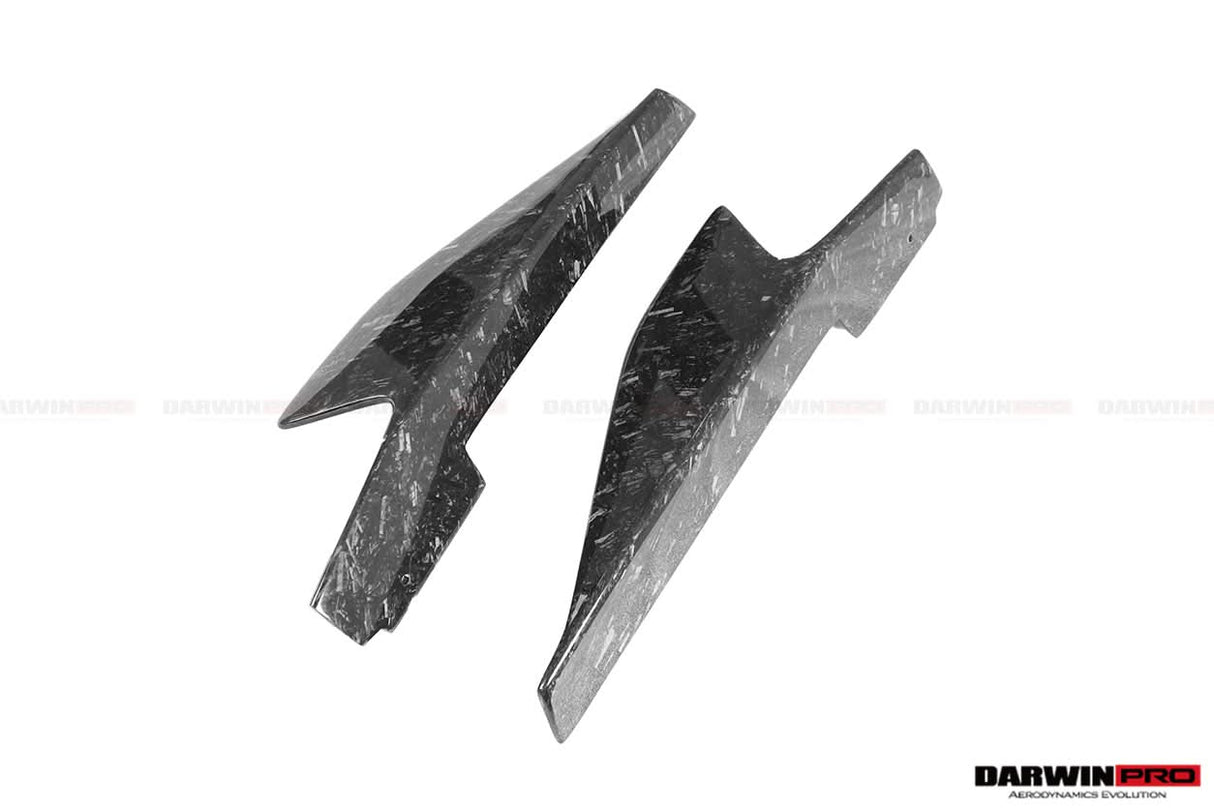 2010-2015 Ferrari 458 Italia and Spider Carbon Fiber Side Skirts Canards DarwinPRO ( Speciale Design)