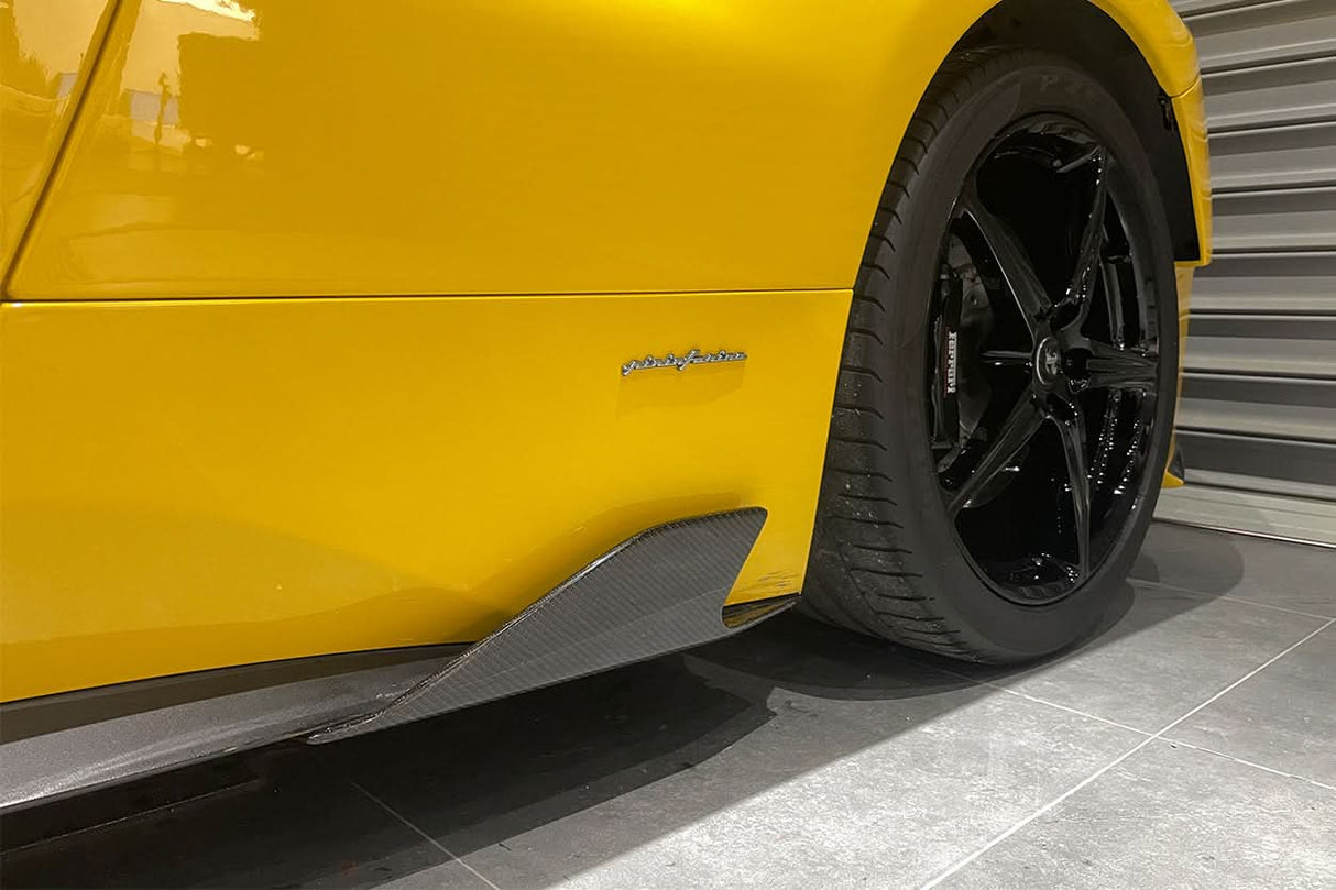 2010-2015 Ferrari 458 Italia and Spider Carbon Fiber Side Skirts Canards DarwinPRO ( Speciale Design)