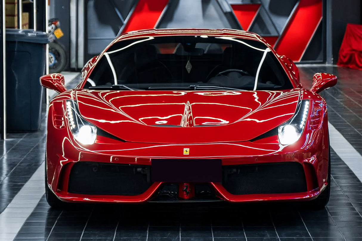 2010-2015 Ferrari 458 Italia and Spider Carbon Fiber Hood DarwinPRO ( Speciale Design)