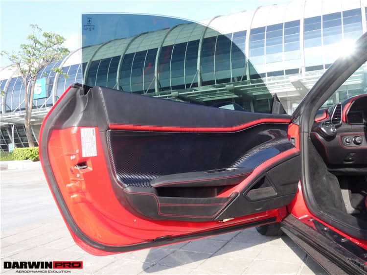 2010-2015 Ferrari 458 Italia and Spider Carbon Fiber Door Panel Interior DarwinPRO (OE)