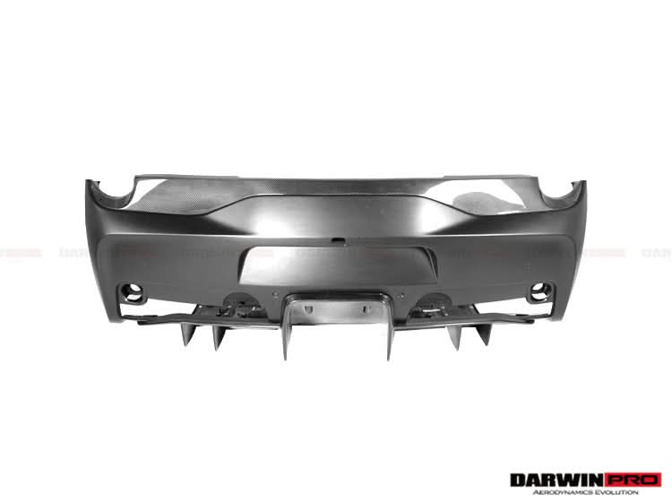 DarwinPRO 2013-2015 Ferrari 458 Speciale Rear Bumper with Diffuser with Lights