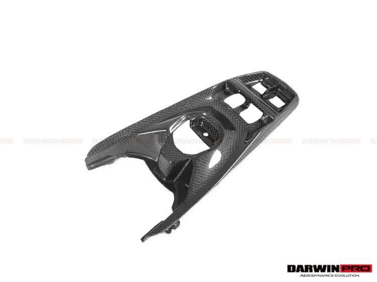 2015-2020 Ferrari 488 Dry Carbon Fiber Bridge Support & Windows Switches Panel | Fits GTB, Spider