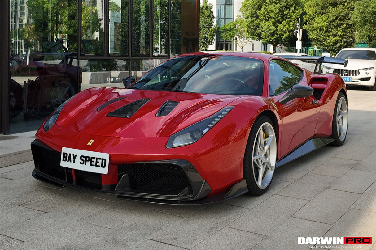 2015-2020 Ferrari 488 GTB & Spider Side Skirts DarwinPRO (OE)