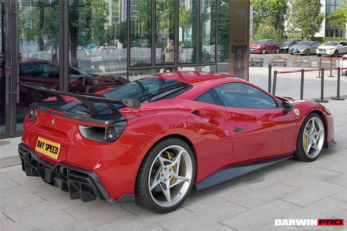 2015-2020 Ferrari 488 GTB & Spider Side Skirts DarwinPRO (OE)