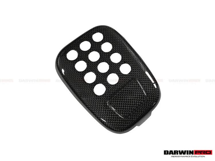 2015-2020 Ferrari 488 GTB & Spider Dry Carbon Fiber Rear Black Light Cover
