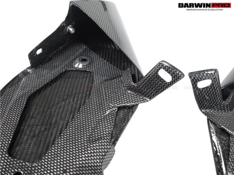 2015-2020 Ferrari 488 GTB & Spider Dry Carbon Fiber Side Air Intake Fins