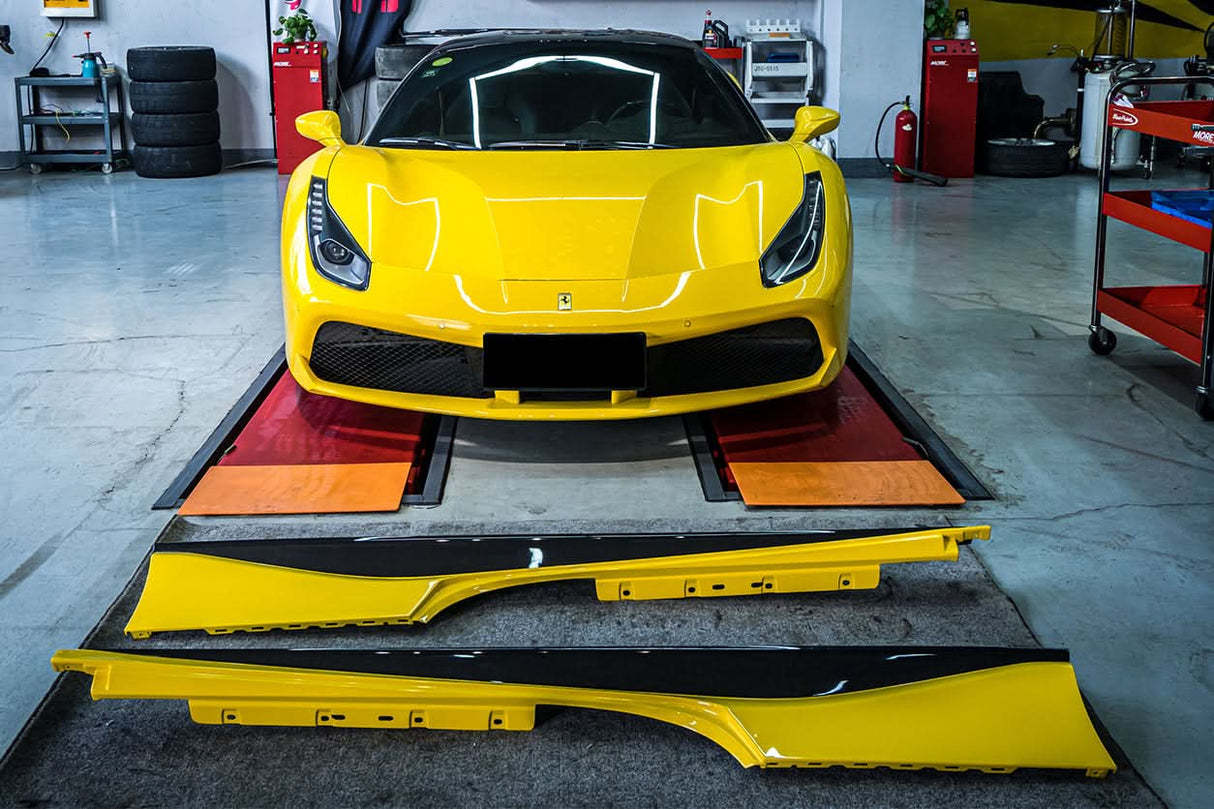 2015-2020 Ferrari 488 GTB & Spider Side Skirts