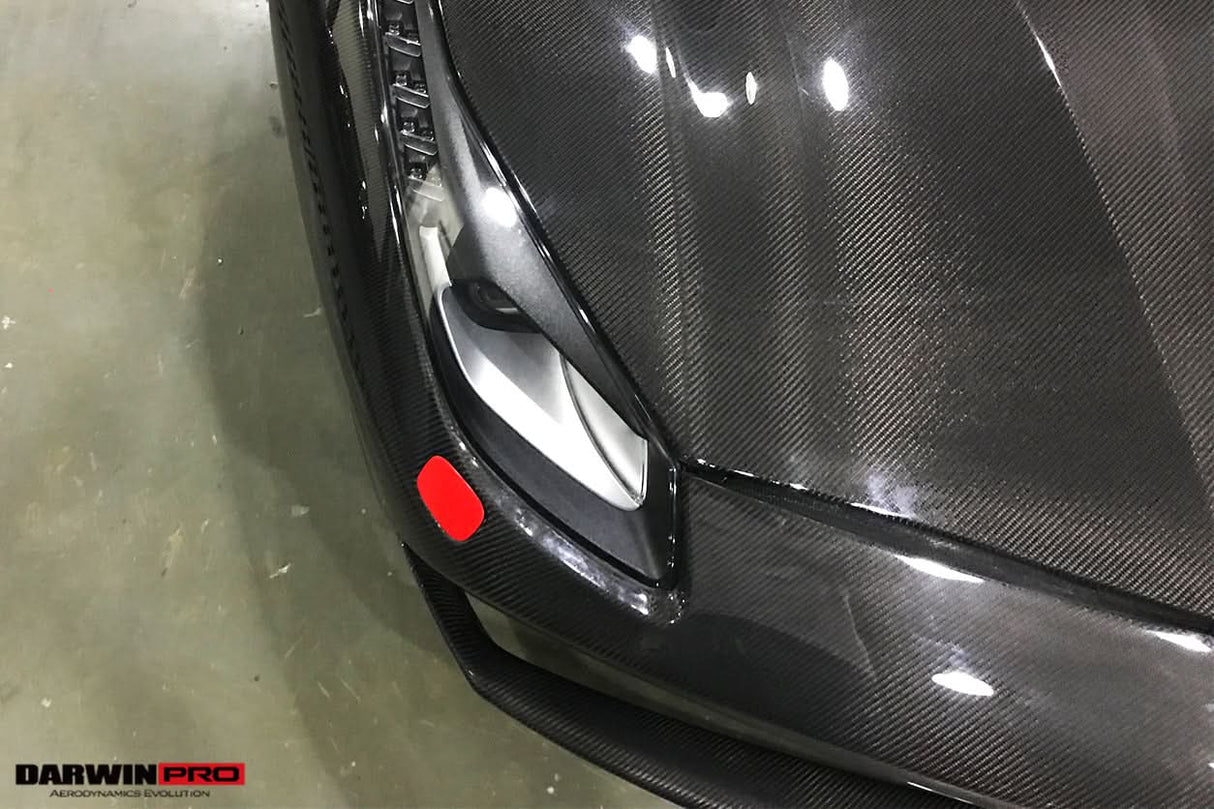 2015-2020 Ferrari 488 GTB & Spider Carbon Fiber Hood