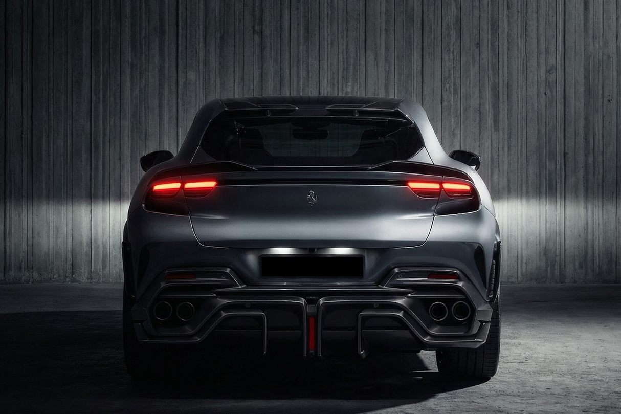 2023-UP Ferrari Purosangue F175 Carbon Fiber Trunk Spoiler DarwinPRO iMP Design