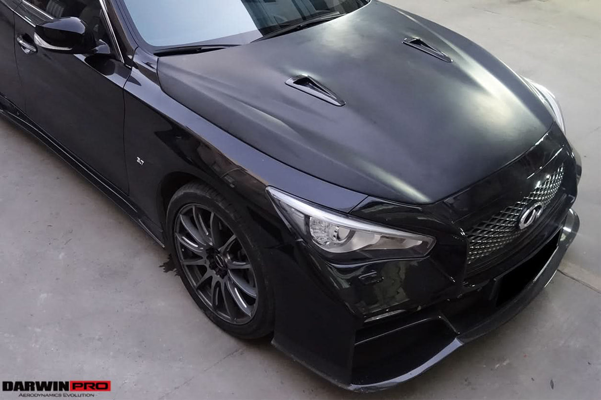 Darwinpro 2014-2022 Infiniti Q50 Sedan EAU ROUGE Style Hood