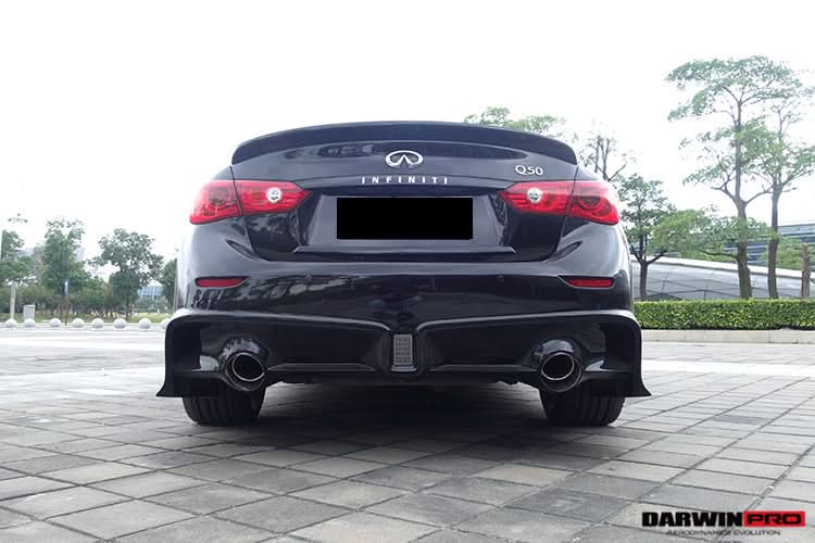 2014-2017 Infiniti Q50 Sedan EAU ROUGE Style Rear Bumper