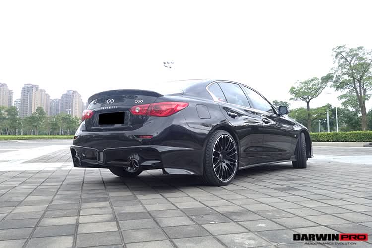 2014-2017 Infiniti Q50 Sedan EAU ROUGE Style Rear Bumper