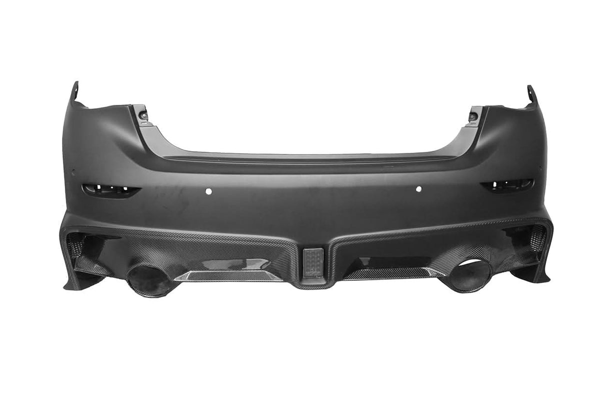 2014-2017 Infiniti Q50 Sedan EAU ROUGE Style Rear Bumper