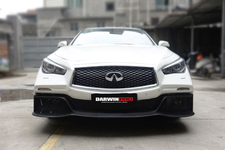 Darwinpro 2014-2022 Infiniti Q50 Sedan EAU ROUGE Style Front Bumper