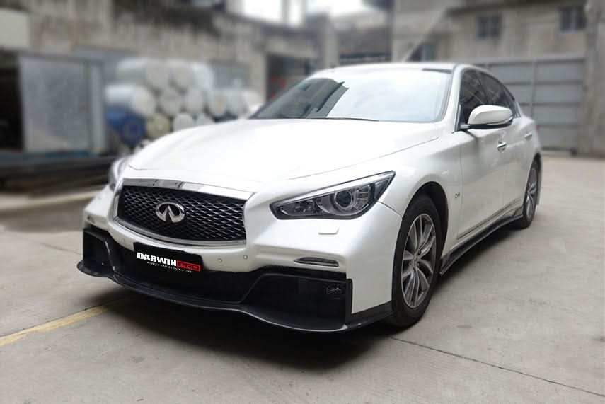 Darwinpro 2014-2022 Infiniti Q50 Sedan EAU ROUGE Style Front Bumper