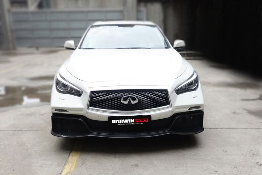 Darwinpro 2014-2022 Infiniti Q50 Sedan EAU ROUGE Style Front Bumper