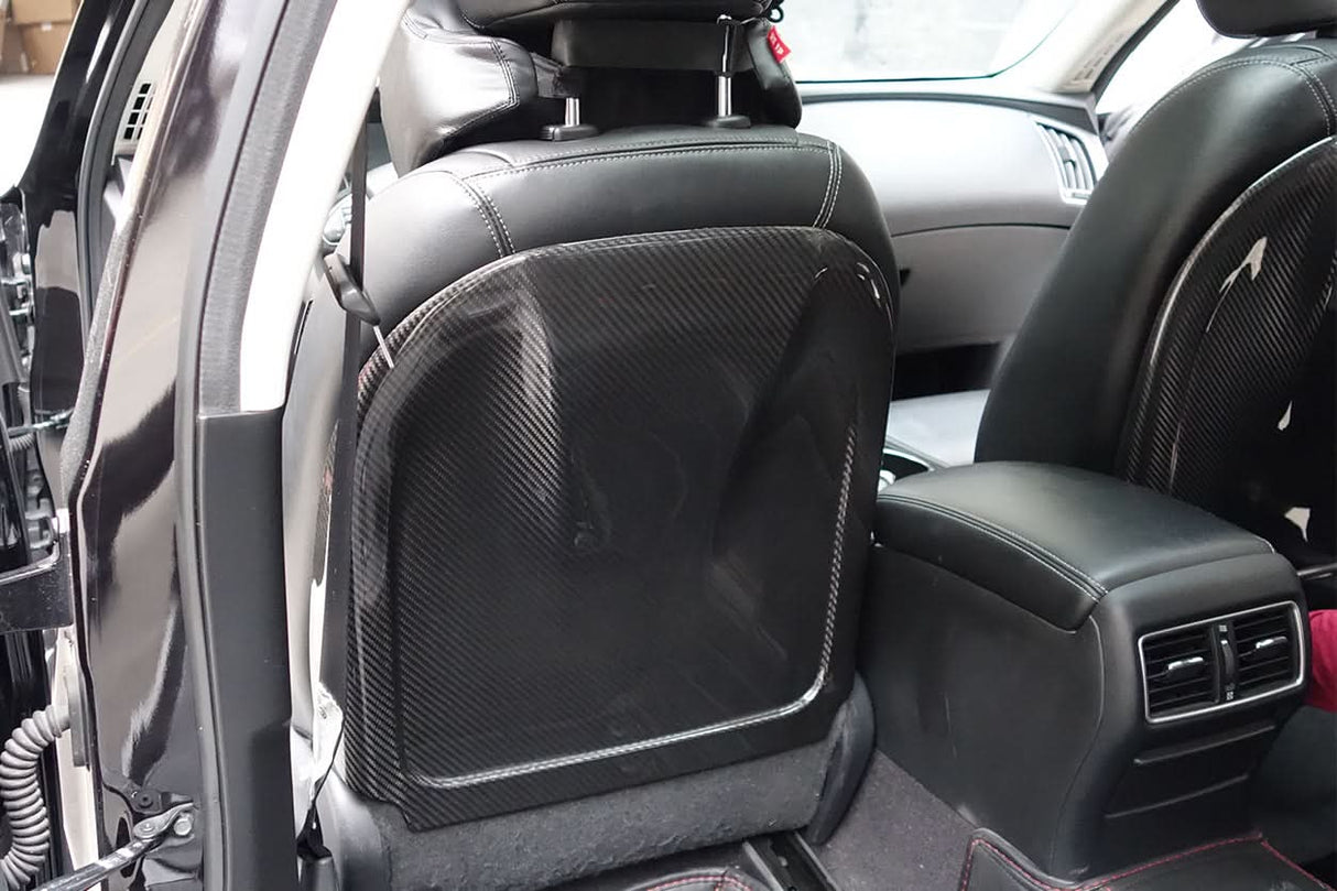 2014-2022 Infiniti Q50 Sedan Dry Carbon Fiber Seatback Replacement