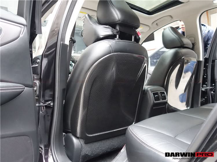 2014-2022 Infiniti Q50 Sedan Dry Carbon Fiber Seatback Replacement