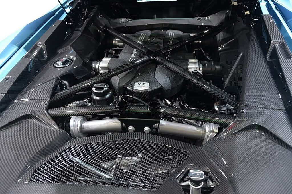 2011-2016 Lamborghini Aventador LP700 Coupe Carbon Fiber Engine bay trim cover Front Repalcement