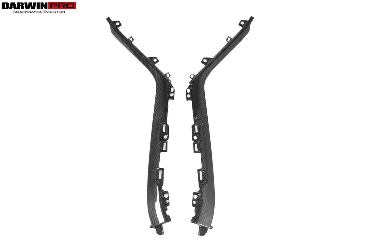 DarwinPRO 2015-2023 Lamborghini Huracan LP610 & LP580 & EVO Autoclave Carbon Fiber Center Console Border Trim