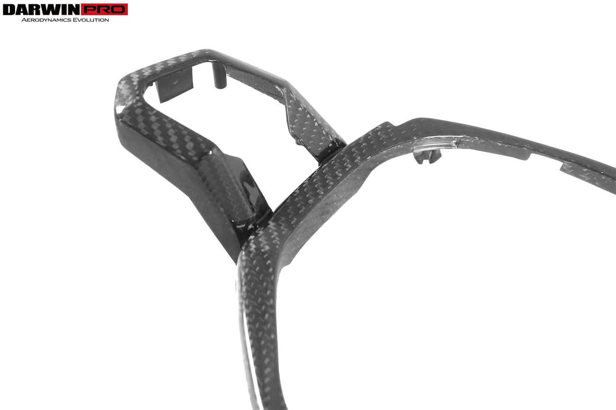 DarwinPRO 2015-2023 Lamborghini Huracan LP610 & LP580 & EVO Autoclave Carbon Fiber Center Steering Wheel Trim