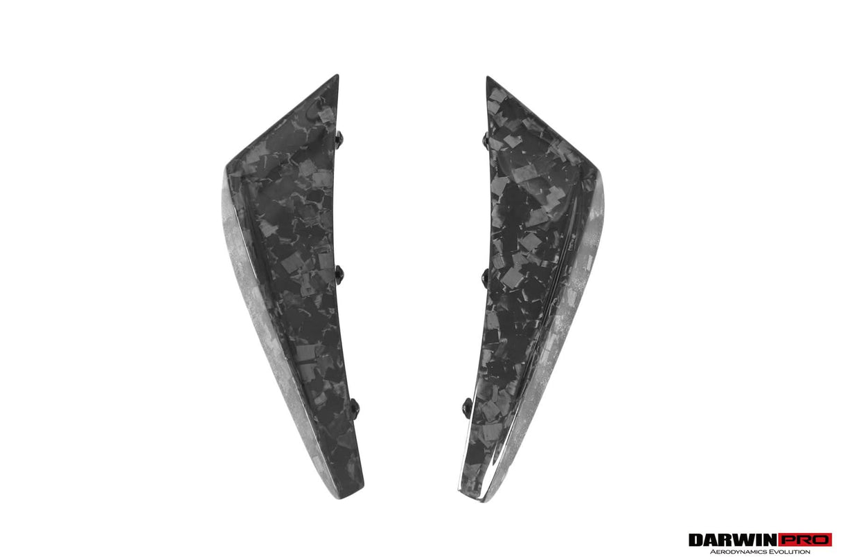 2019-2023 Lamborghini Huracan EVO 4WD ONLY BKSS Style Carbon Front Bumper Canards