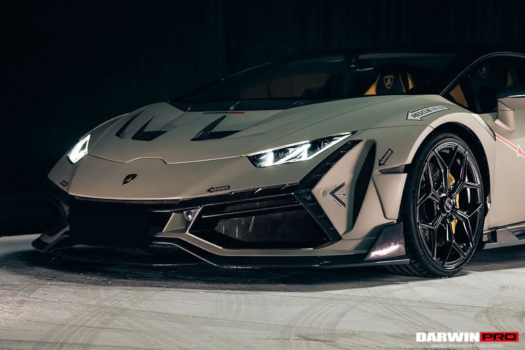DarwinPRO 2015-2025 Lamborghini Huracan LP610 & LP580 & EVO & Tecnica BKSSII Style Hood