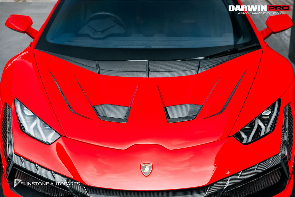 DarwinPRO 2015-2025 Lamborghini Huracan LP610 & LP580 & EVO & Tecnica BKSSII Style Hood
