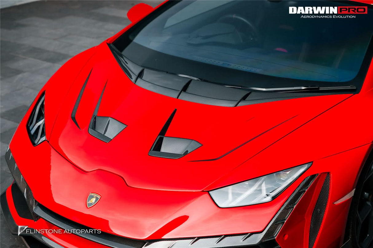 DarwinPRO 2015-2025 Lamborghini Huracan LP610 & LP580 & EVO & Tecnica BKSSII Style Hood