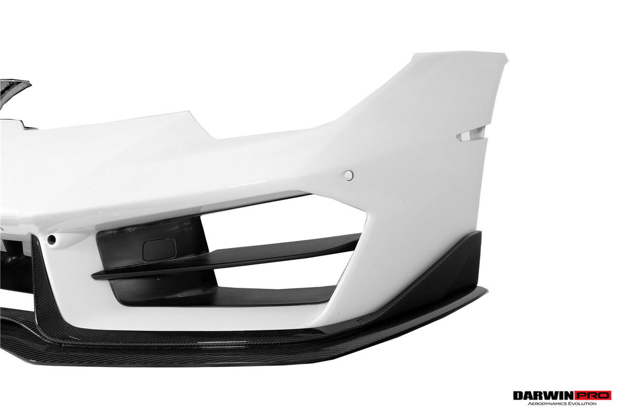 2016-2019 Lamborghini Huracan LP580 Carbon Fiber Front Lip Splitter DarwinPRO (BKSS)