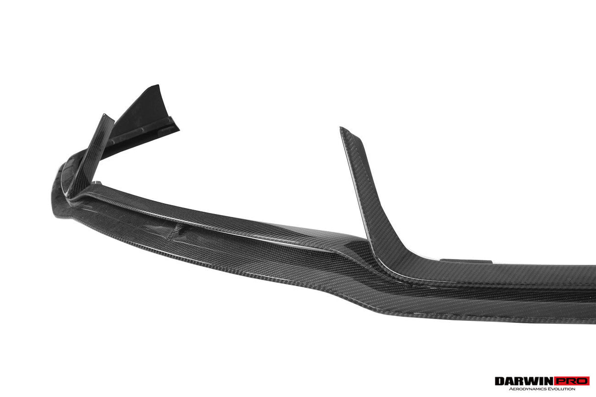 2016-2019 Lamborghini Huracan LP580 Carbon Fiber Front Lip Splitter DarwinPRO (BKSS)