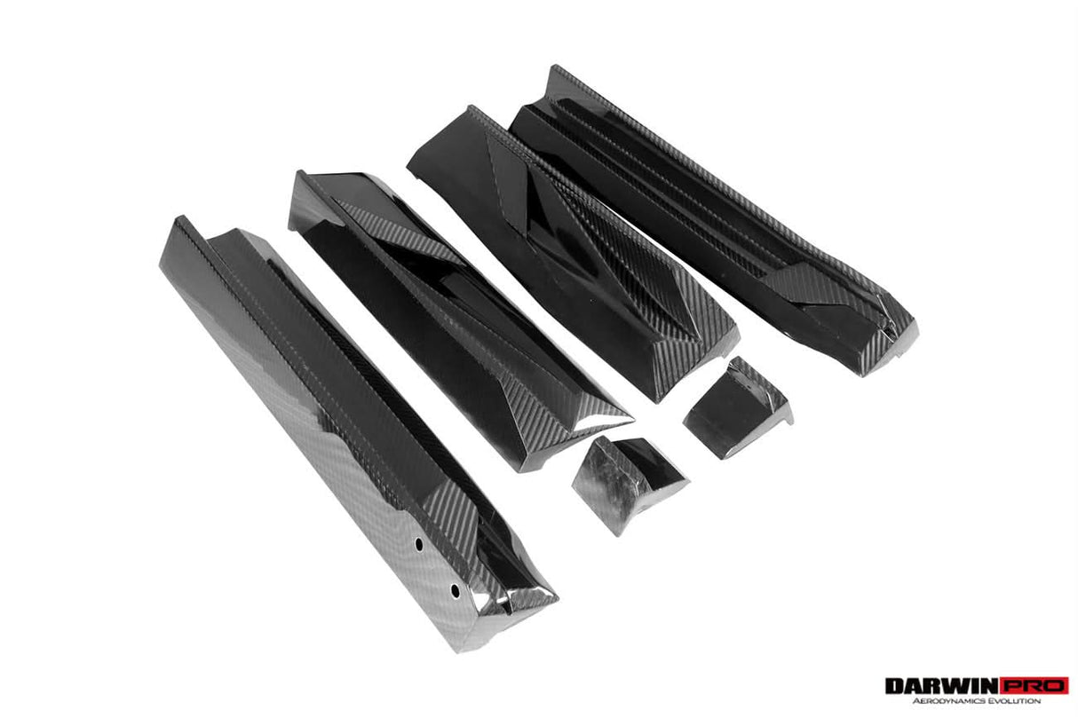 DarwinPRO 2018-2025 Lamborghini URUS BKSS Part Carbon Fiber Side Skirts | Fits URUS, S, Performante