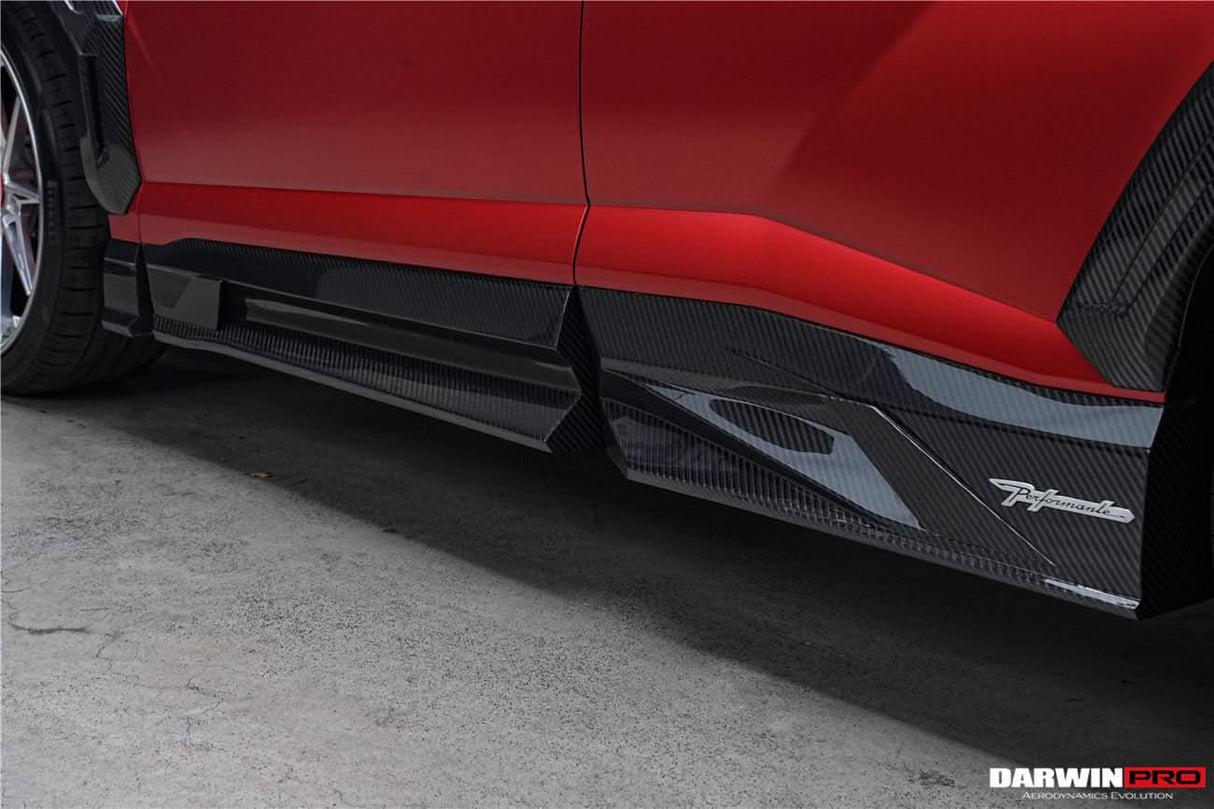DarwinPRO 2018-2025 Lamborghini URUS BKSS Part Carbon Fiber Side Skirts | Fits URUS, S, Performante