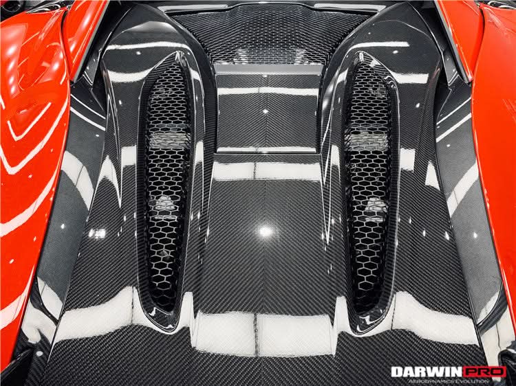 2015-2020 McLaren 540c 570s Coupe Autoclave Carbon Fiber Rear Engine Trunk Replacement