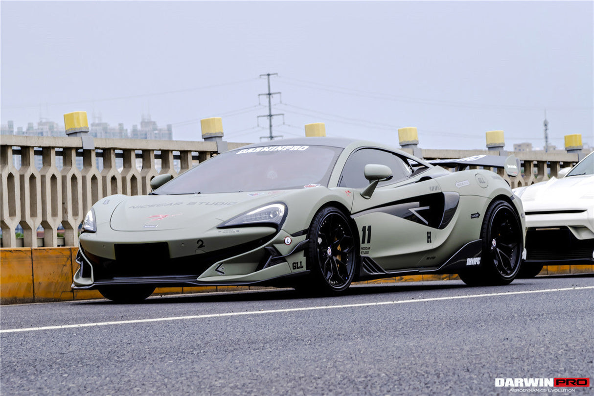 2015-2021 McLaren Carbon Fiber Front Lip DarwinPRO (BKSS) Fits 600lt, 570S