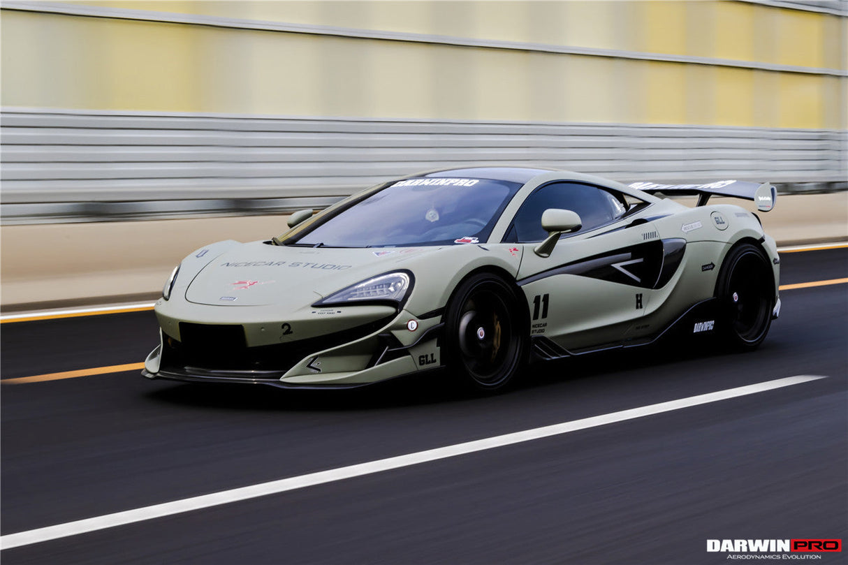 2015-2021 McLaren Cabon Fiber Side Skirts Under Board DarwinPRO (BKSS) Fits 600lt, 540C, 570S
