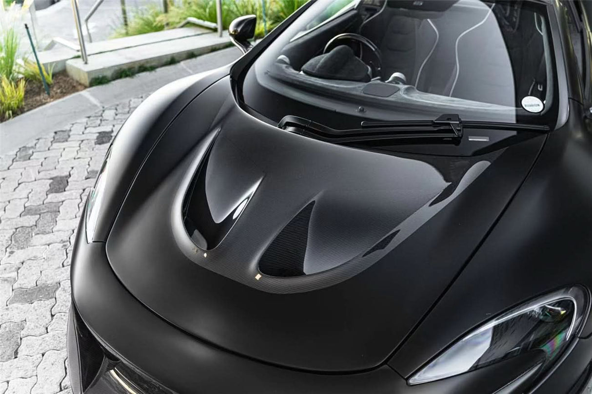 2014-2017 McLaren 650S P1 Style Carbon Fiber Hood