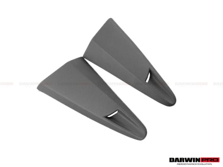 2011-2017 McLaren 650s & 12C BKSS Style Carbon Fiber Quarter Window Scoops