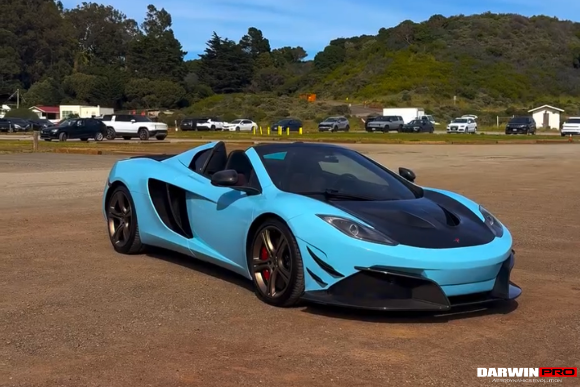 2011-2014 McLaren MP4 12C Partial Carbon Fiber Front Bumper With Lip - DarwinPRO Rebel Performance Design