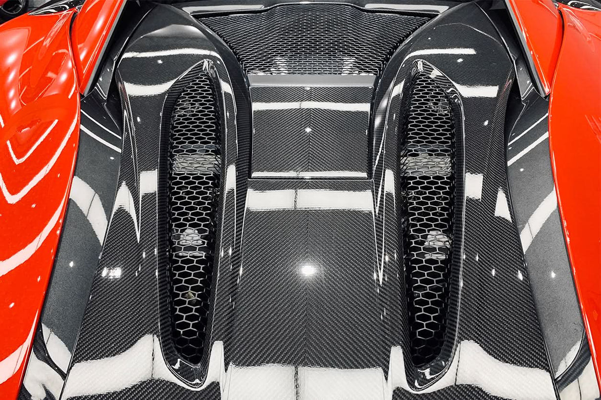2015-2020 McLaren 540c 570s Coupe Autoclave Carbon Fiber Rear Engine Trunk Replacement