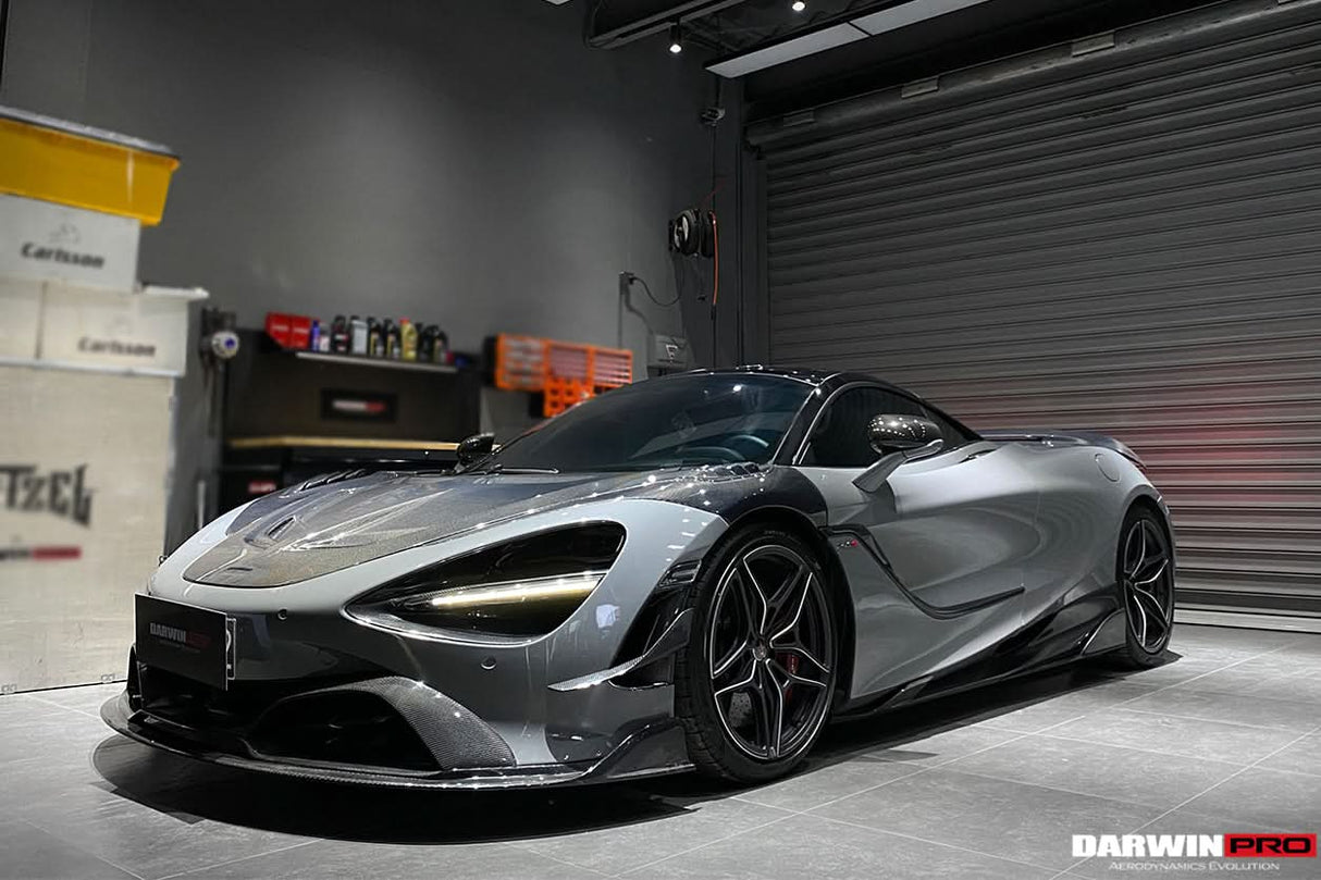 2017-UP McLaren Carbon Fiber Side Skirts DarwinPRO (Se²NWB Design) Fits 720s, 750s, Spider and Coupe
