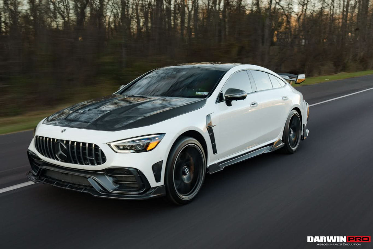 DarwinPRO 2019-2024 Mercedes Benz AMG GT50 GT53 GT43 GT63 GT63S 4Door Coupe X290 IMP Performance Ver.2 Part Carbon Fiber Front Bumper